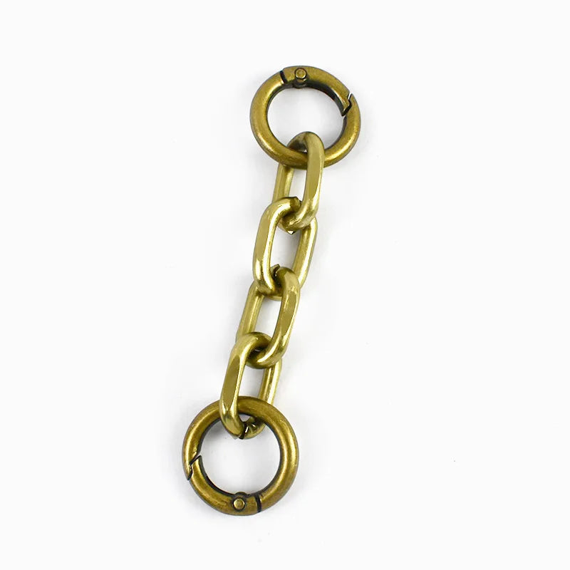 5/160Pcs Shoulder Strap Extended Chain 99/108mm Spring O Ring Buckle Metal Chains Bag Handle Connector Hook Accessories