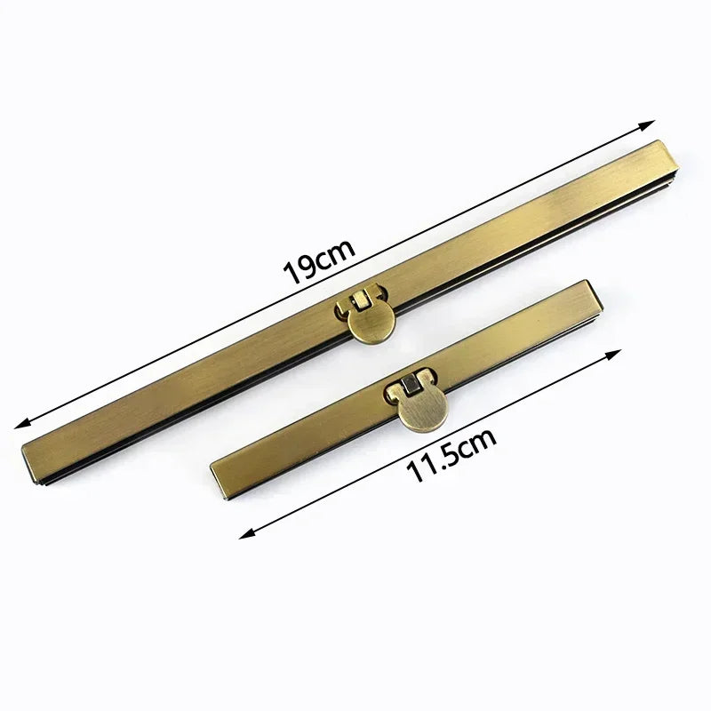 2/80Pcs Meetee 11.5/19cm Purse Frame Handle Metal Clasps for Wallet Making Women Clutch Kiss Clasp Lock DIY Bags Accessories
