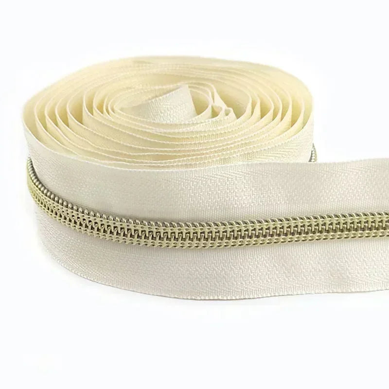 8/300M Sewing Zippers Tapes By The Meter Bag Shoes Nylon Coil Zipper Decorative Roll Bulk Zips Repair Kit DIY Accessories