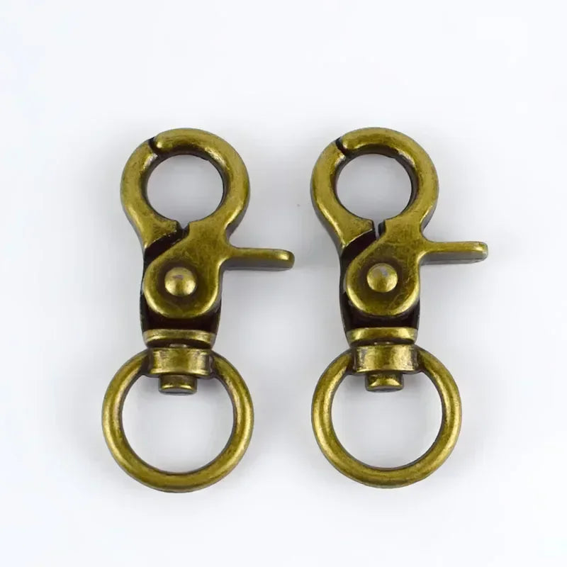15/300Pcs Meetee 13mm Metal Bag Buckle Lobster Clasps Swivel Trigger Clip Snap Hooks Key Ring for Bags DIY Hardware Accessories