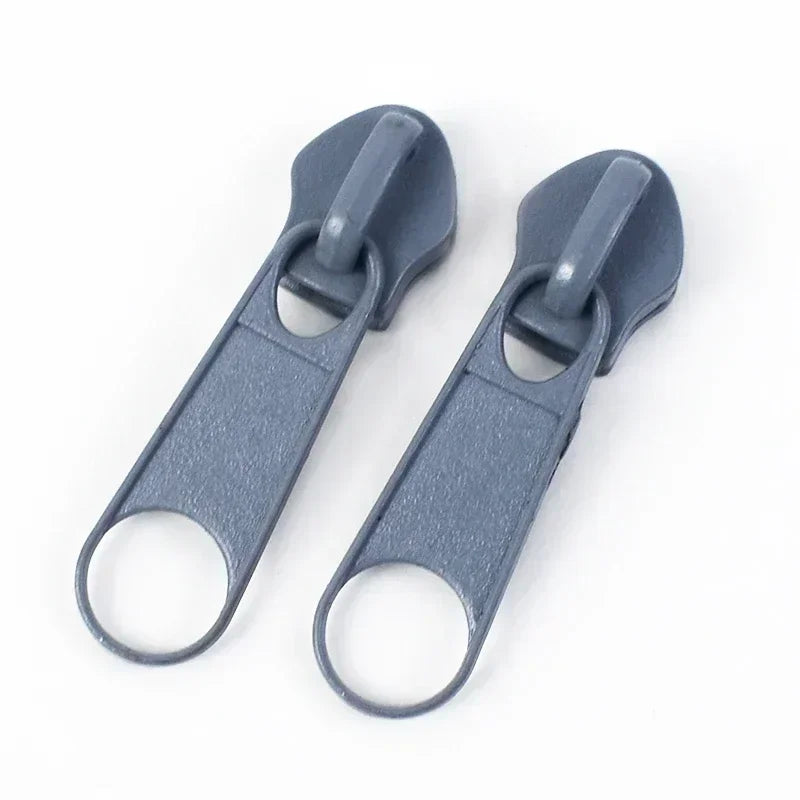 3# 5# Nylon Zipper Slider 30/1200Pcs Colorful Zip Pull Head Clothing Zippers Puller Backpack Closure Zips Sliders DIY Repair Kits