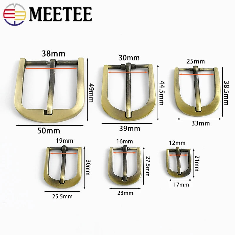 25/800Pcs 12-38mm Metal Bag Belt Buckles Adjust Pin Buckle Webbing Shoes Dog Collar Slider Clasp Clothes  DIY Sewing Accessories