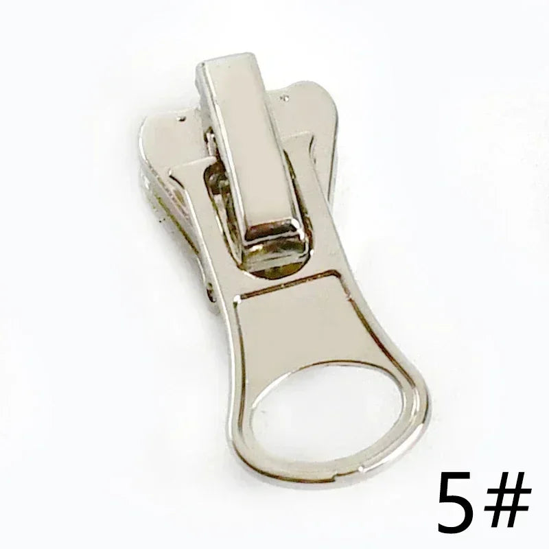 30/1000Pcs 3# 5# 8# 10# 15# Zipper Sliders for Resin Zippers Bag Jacket Coat Zips Head Puller Repair Kit DIY Sewing Accessories