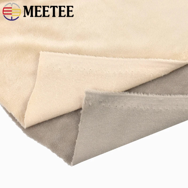 90/2250x165cm Short Plush Fabric Soft Toy Doll Clothes Cloth 0.7mm Velvet Fabrics Sofa Cover Garment Sewing DIY Accessories