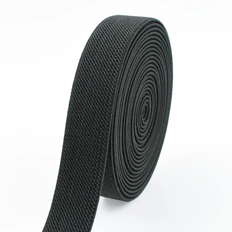 5/150Meters 10-50mm Elastic Bands for Trousers Waist Rubber Band Stretch Webbing Tapes Belt DIY Underwear Clothes Sewing Accessory