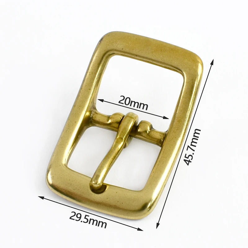 8/150Pcs Brass Belt Buckle 13/16/20/25mm Tri Glide Middle Center Pin Buckles for Leather Craft Bag Strap Carabiner Clip Clasp
