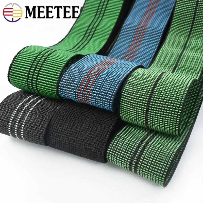5/100M Elastic Latex Tape Rubber Bands for Furniture Sofa Strap Repair DIY Upholstery Modification Elasticity Belt Chair Material