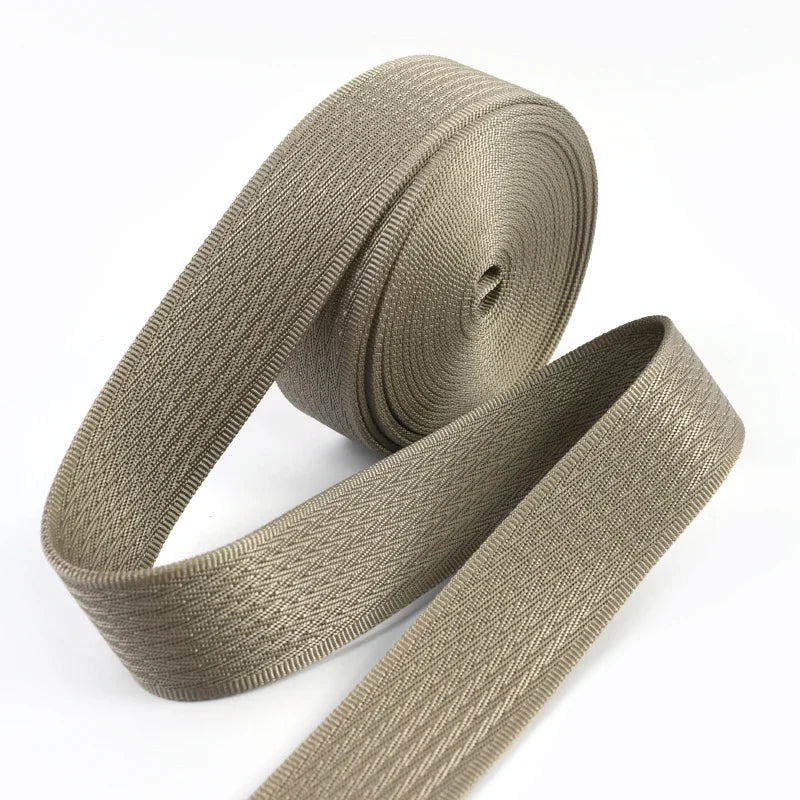 2/50M 38mm 2.4mm Thick Polyester Webbing Straps Bag Backpack Tape Band Pet Leash Knapsack Strapping DIY Sewing Accessories