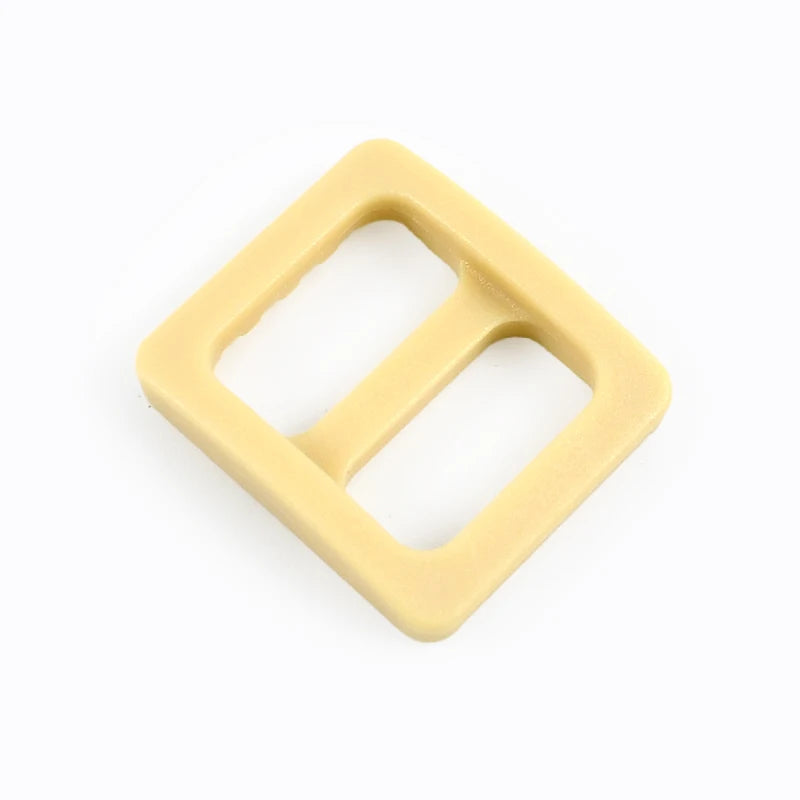 Meetee 100Pcs Colorful 10mm Plastic Slider Tri-Glide Adjustable Buckles Dog Collar Harness Backpack Strap Webbing Bag Parts