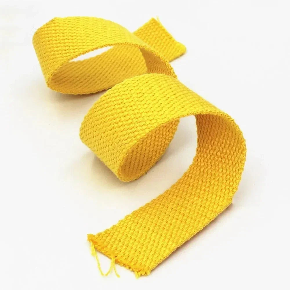 8/250Meters Meetee 20-50mm 1.2mm Thick Canvas Cotton Webbing Backpack Bag Strap Band Clothes Ribbon Tapes DIY Sewing Accessories