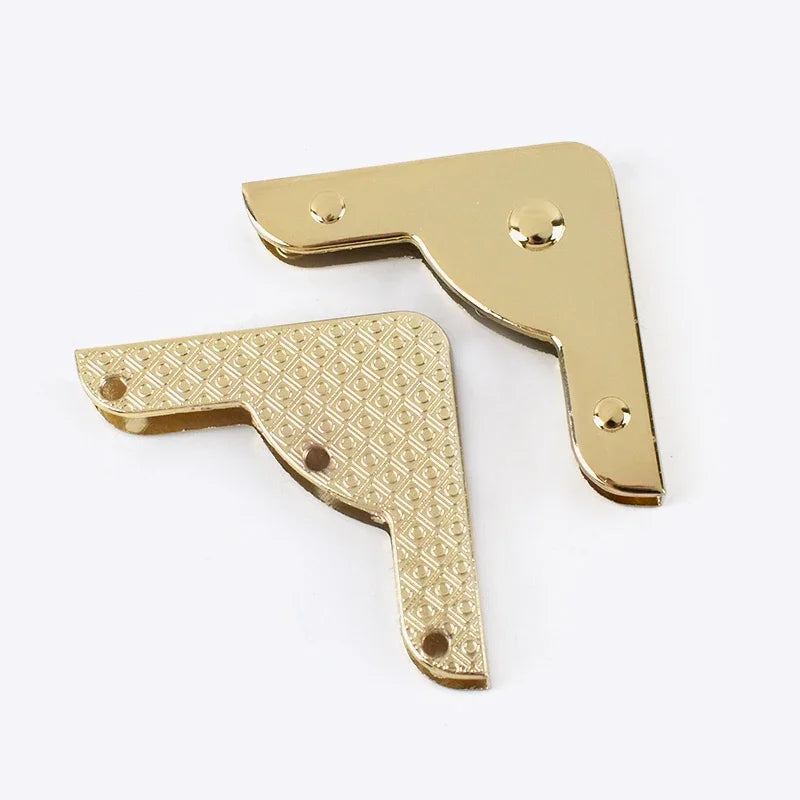 10/500pcs Meetee Bag Edge Corner Metal Buckles Purse Handbag Edges Protection Decor Clip Clasp for Bags Hardware Accessories