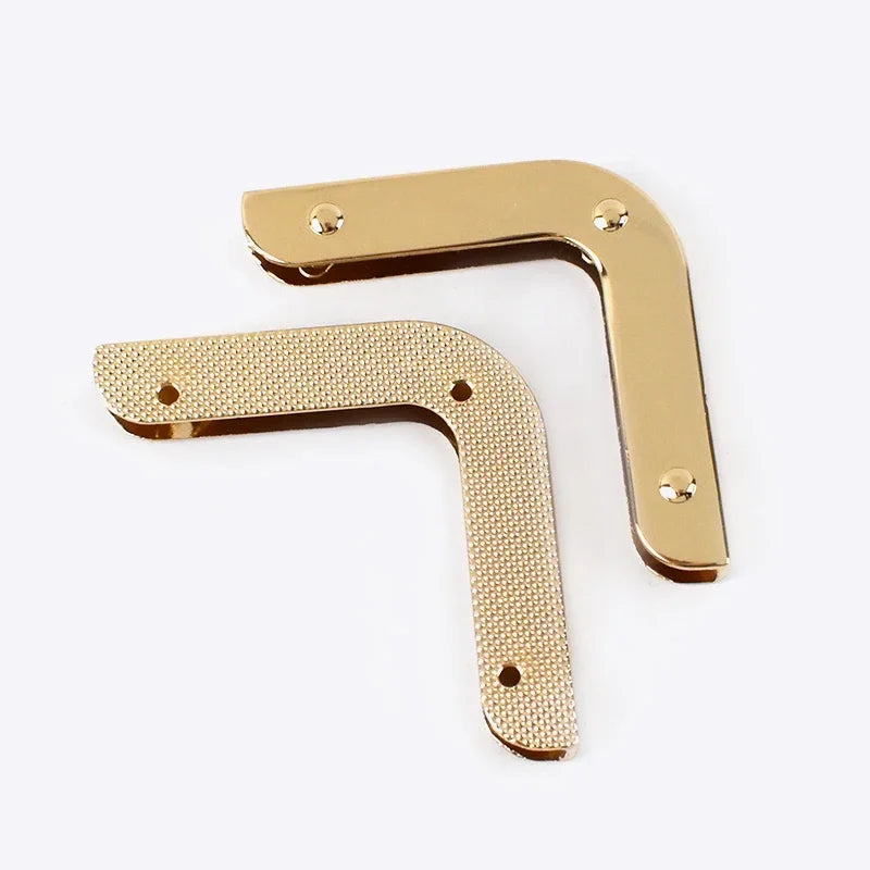 10/500pcs Meetee Bag Edge Corner Metal Buckles Purse Handbag Edges Protection Decor Clip Clasp for Bags Hardware Accessories