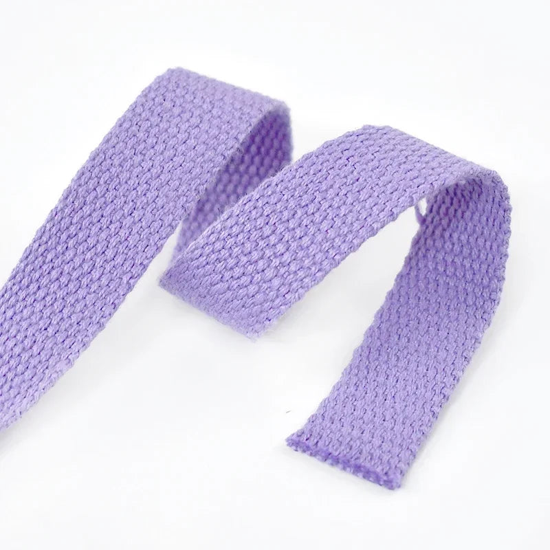 8/250Meters Meetee 20-50mm 1.2mm Thick Canvas Cotton Webbing Backpack Bag Strap Band Clothes Ribbon Tapes DIY Sewing Accessories