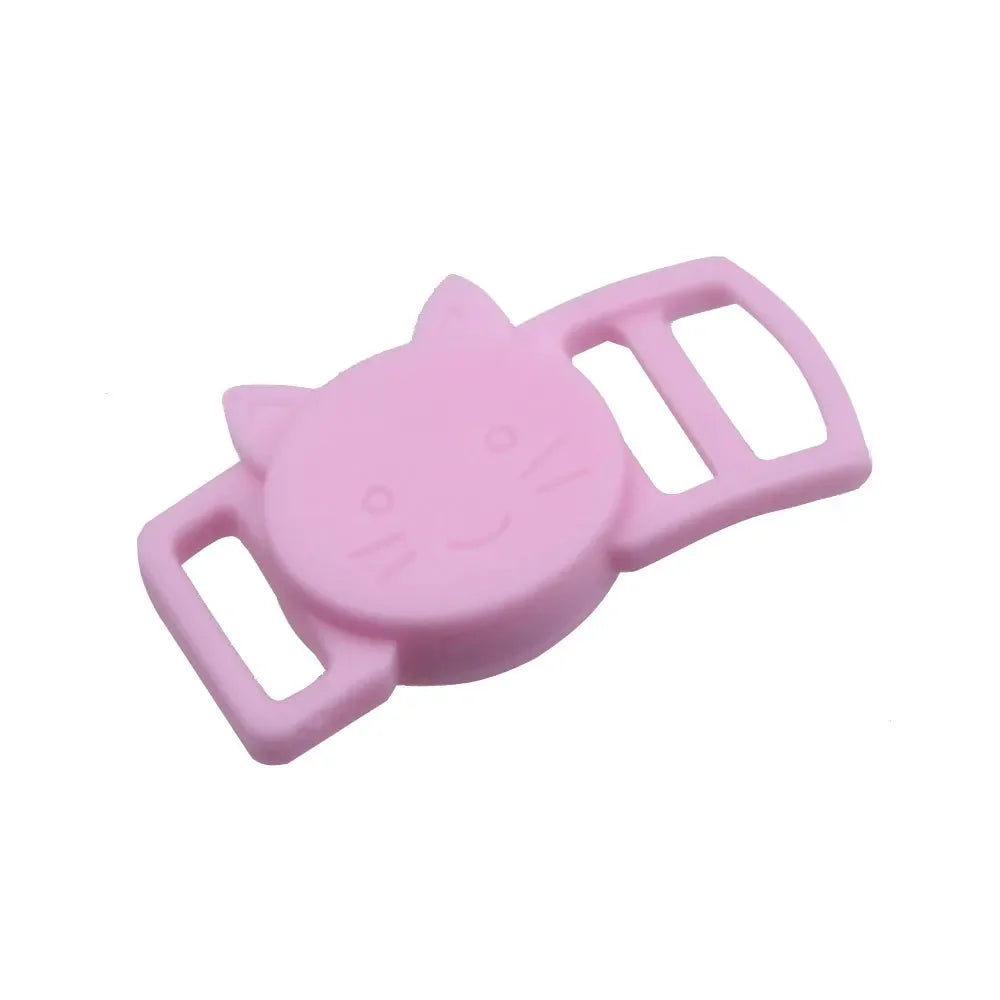 30/800Pcs Mixed Color Release Buckles Cat-Head Plastic Safty Breakaway for Cat Collar Paracord Webbing Apparel Accessories