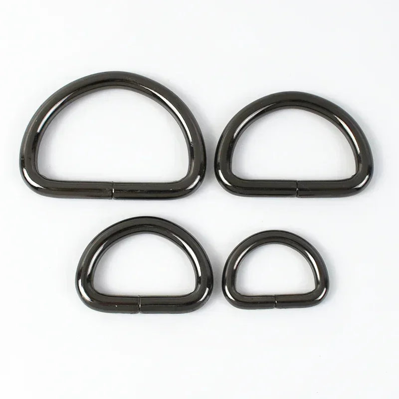 20/580Pcs RoseGold Bag Buckles Metal O D Ring Clip Clasp Tri Glide Slider Hook Backpack Belt Strap DIY Hardware Sewing Accessories