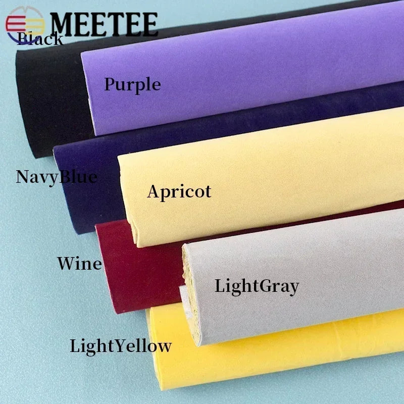 90/1350cm*150cm 0.5mm Thick Self Adhesive Velvet Fabric Sticky Flock Fabrics DIY Jewelry Box Sofa Table Car Drawer Liner Backing