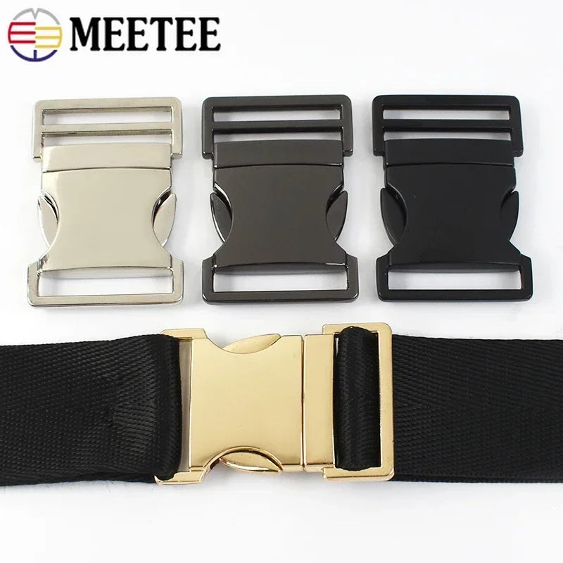 5/150Pcs 20-38mm Metal Side Release Buckles Backpack Strap Buckle Dog Cat Collar Belt Fastener Clasp DIY Hardware Sewing Accessories