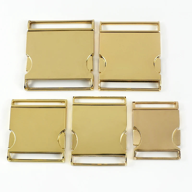 3/100Pcs Meetee Metal Buckles 25-50mm Quick Side Release Buckle Dog Collar Web Belt Clip DIYLeathercraft Garment Bags Accessories