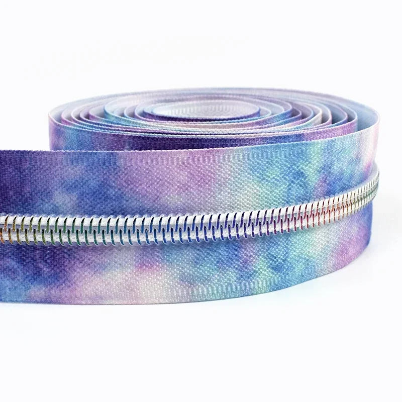 3/120Meters 5# Colorful Nylon Zipper Tapes for Jacket Purse Plastic Coil Zippers Luggage Bag Zip DIY Garment Sewing Accessories