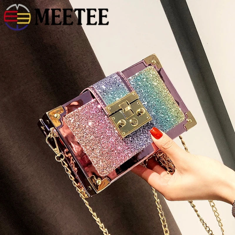 3/90Pcs Meetee Metal Bag Snap Lock Handbag Clasps Closure Buckle DIY Purse Twist Turn Locks Bags Accessories Replacement Buckles