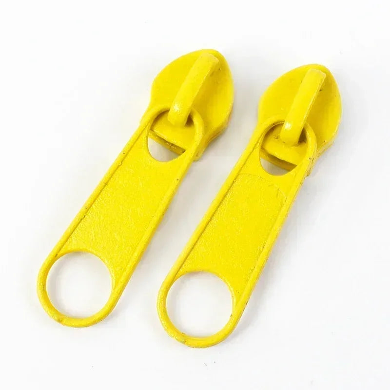 3# 5# Nylon Zipper Slider 30/1200Pcs Colorful Zip Pull Head Clothing Zippers Puller Backpack Closure Zips Sliders DIY Repair Kits