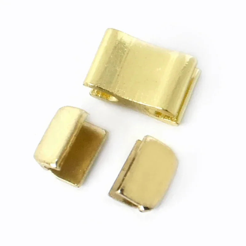 30/500Sets Metal Zipper Stopper Jacket Bag Zip Non-slip Tail Stop 3#5#8#10#  U Code End Lock Insert Pin Retainer Zips Repair Kits