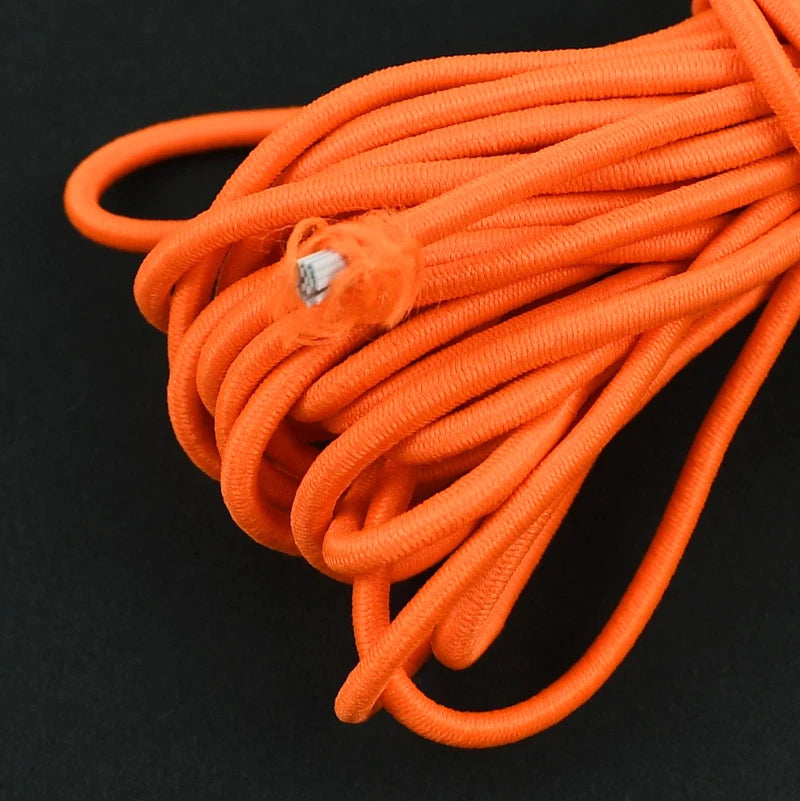 50/100Meters Color 2.5mm Round Elastic Ropes high elasticity rope HairBand Clothes Pants Rubber Band DIY Sewing Accessories