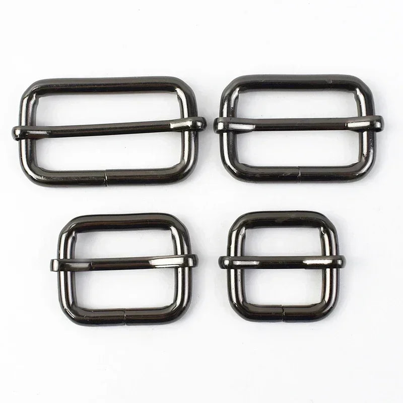 20/580Pcs RoseGold Bag Buckles Metal O D Ring Clip Clasp Tri Glide Slider Hook Backpack Belt Strap DIY Hardware Sewing Accessories