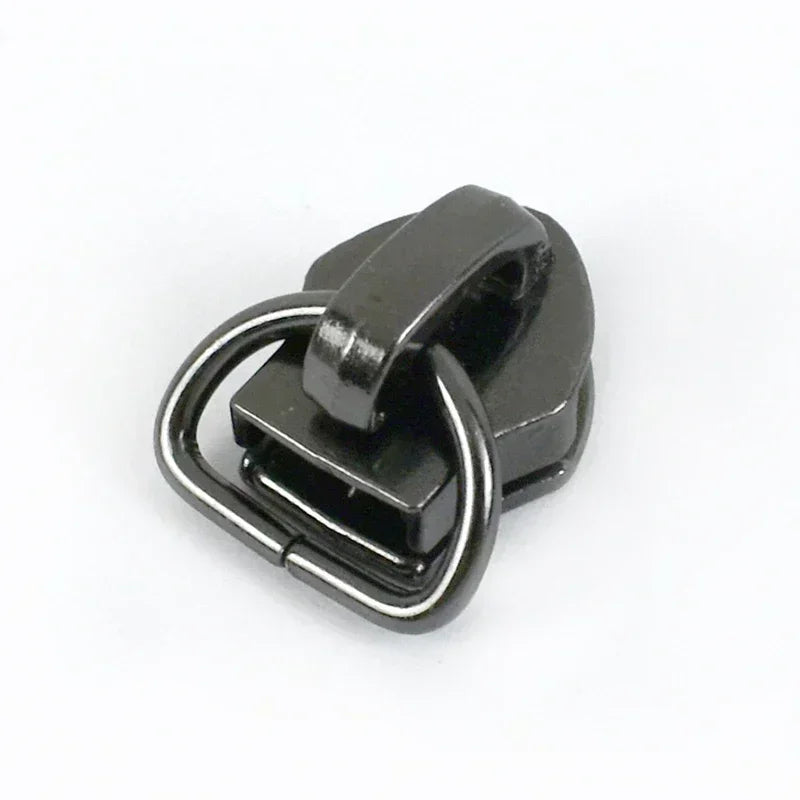 20/600Pcs Meetee Zipper Slider for 5# Nylon Zippers Tapes Backpack Jacket Zip Puller Head Repair Kit DIY Sewing Accessories