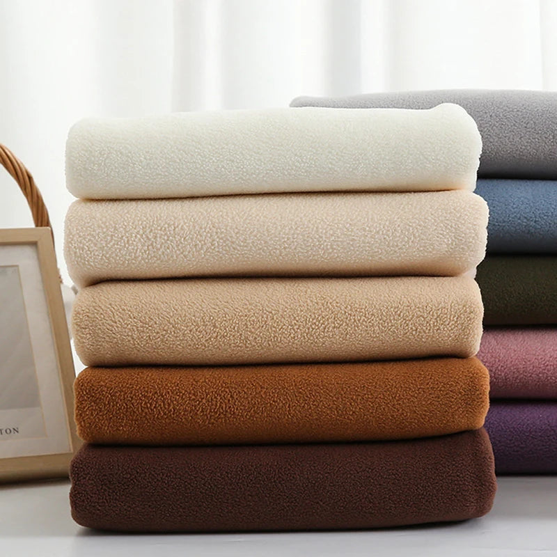 90/2250cm*155cm Thickened Fleece Fabric Single Sided Short Plush for Outerwear Jackets Doll Fluff Lining Hoodie Handmade DIY Fabrics