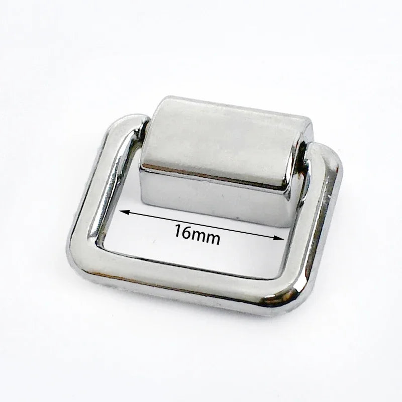 15/500Pcs Meetee 15/16/19mm Metal O D Ring Buckles Bag Strap Side Clip Hanger Clasp Chain Connection DIY Hardware Accessories
