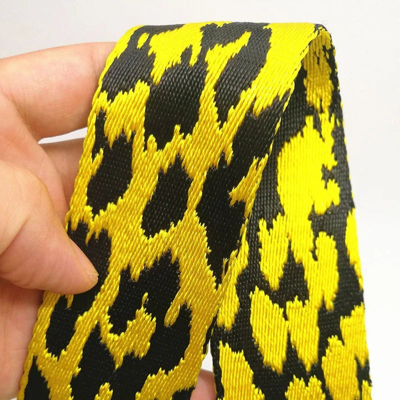 3/100M 38mm 3mm Thickened Jacquard Webbing Tape Strap For Bag Polyester Webbings Ribbon DIY Backpack Clothes Decorative Belt