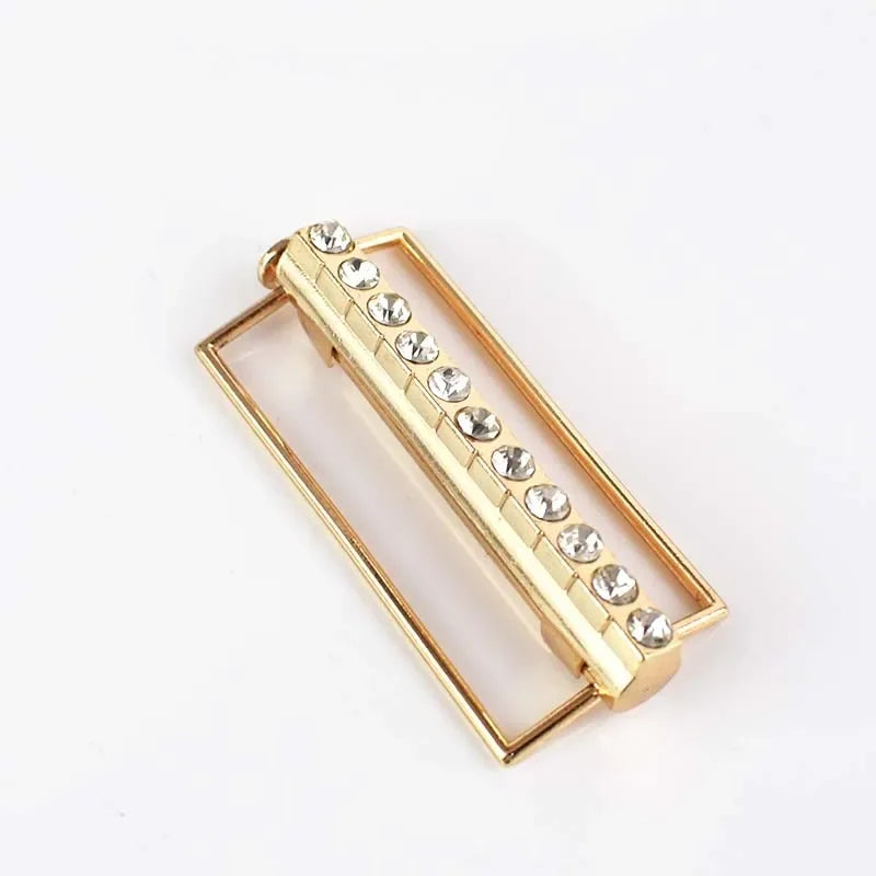 3/100Pcs Meetee 50mm Metal Alloy Belt Buckle Decor Buckles for Women's Coat Down Jacket DIY Clothing Hasp Bags Buttons Accessories