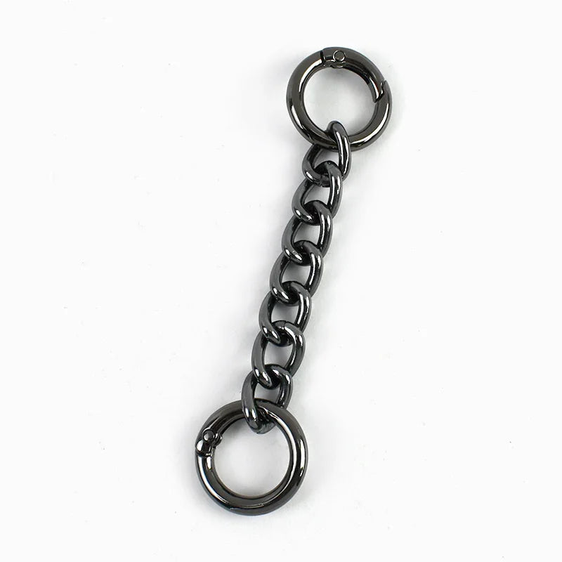 5/160Pcs Shoulder Strap Extended Chain 99/108mm Spring O Ring Buckle Metal Chains Bag Handle Connector Hook Accessories
