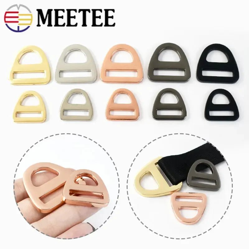 8/300Pcs 20/25mm Metal Buckle Adjustment Belt Anti-skid Buckles Bag Strap Connection Clasp DIY Webbing Slider Hook Accessories