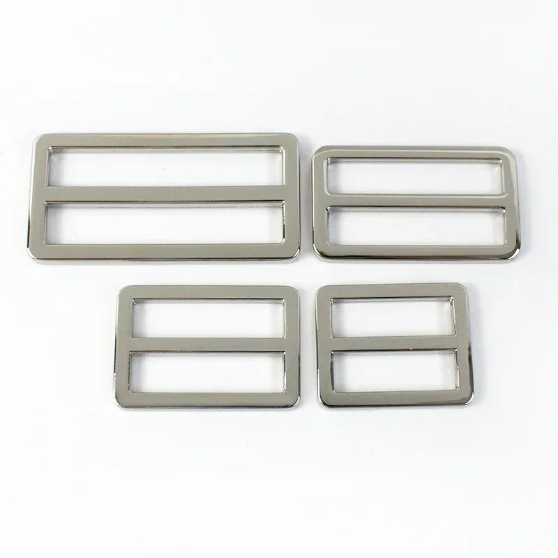 15/500Pcs 25/32/38/50mm Metal Tri Glide Slider Buckles Webbing Straps Adjuster Ring Buckle for Bag Strap DIY Hardware Accessories