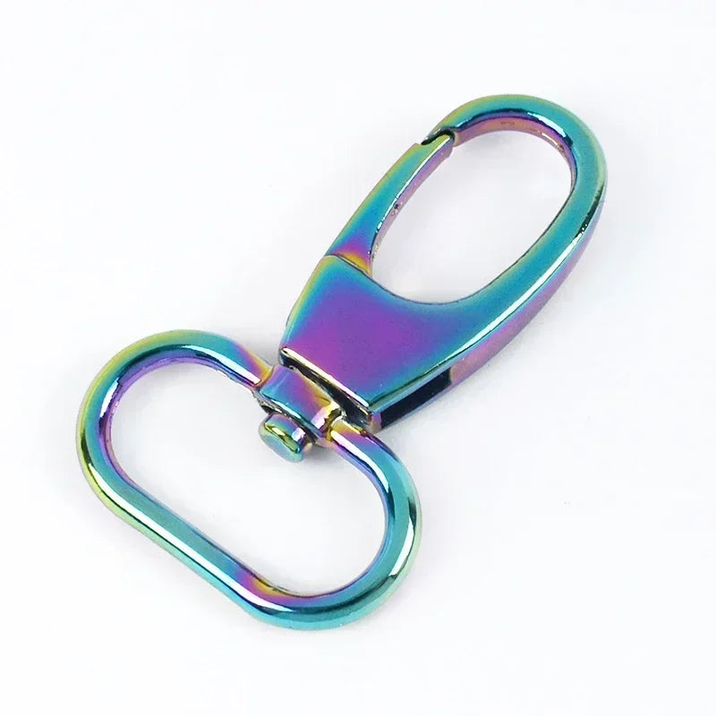 20/50Pcs 20-38mm Metal Buckles Trigger Snap Clip Hooks Swivel Lobster Clasp Keychain Carabiner Bag Strap Hardware Accessories