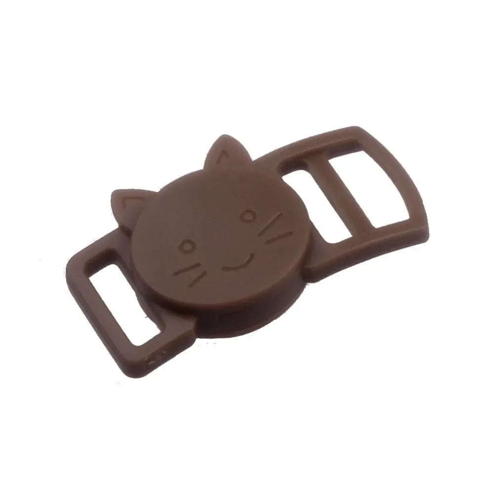 30/800Pcs Mixed Color Release Buckles Cat-Head Plastic Safty Breakaway for Cat Collar Paracord Webbing Apparel Accessories