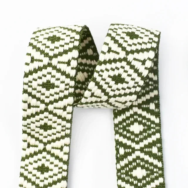 3/100Meters 38mm Thicken Polyester Jacquard Webbing Tape Luggage Decorative Belt Ribbon DIY Bags Shoulder Strap Sewing Accessories