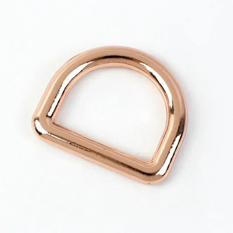 20/700Pcs Seamless Metal D Rings Buckles for Bags Purse Strap Pet Dog Collar Hardware Backpack Webbing Ring Clasp Sewing Accessories