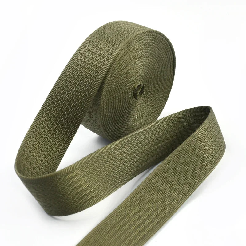 2/50M 38mm 2.4mm Thick Polyester Webbing Straps Bag Backpack Tape Band Pet Leash Knapsack Strapping DIY Sewing Accessories
