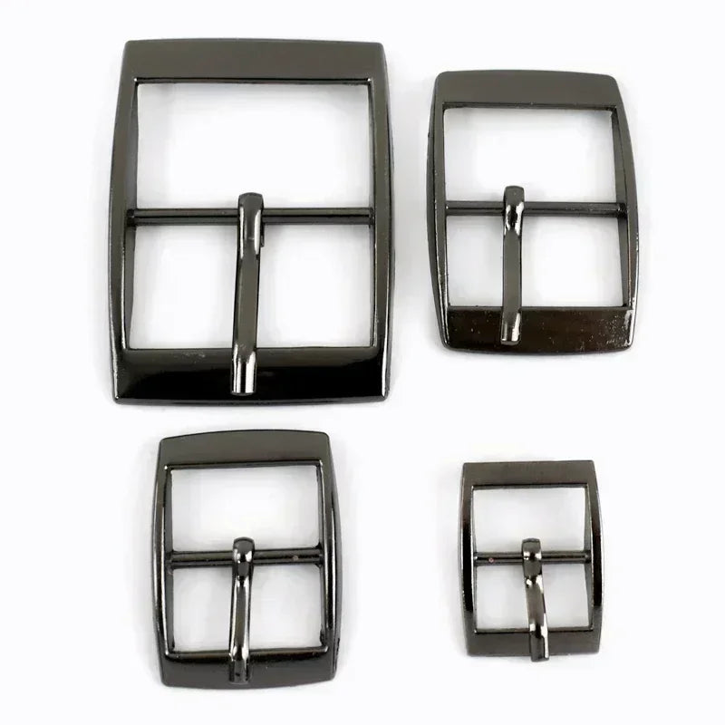 20/50Pcs Metal Buckles 15-30mm Single Pin Belt Buckle for Webbing Strap Leather Craft Adjuster Clasp Bags Hardware Accessories