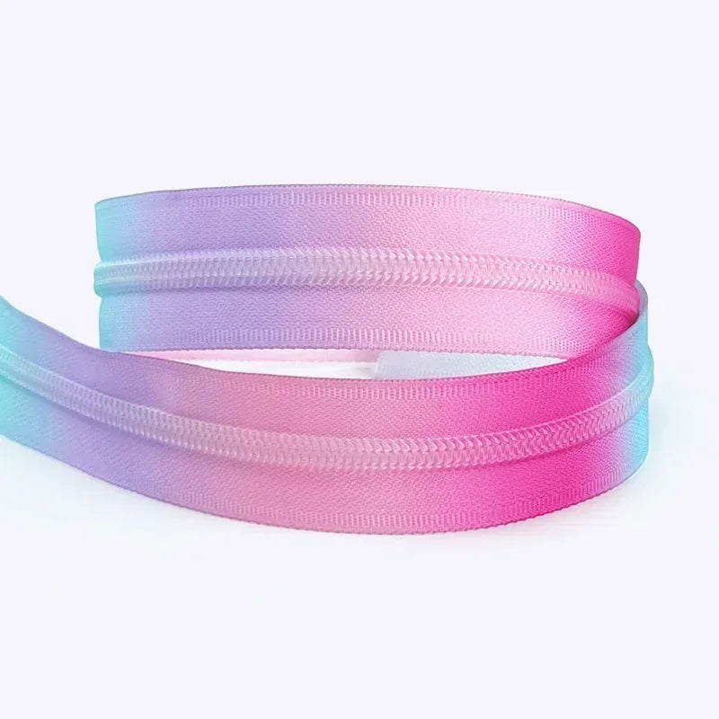 3/120Meters 5# Colorful Nylon Zipper Tapes for Jacket Purse Plastic Coil Zippers Luggage Bag Zip DIY Garment Sewing Accessories