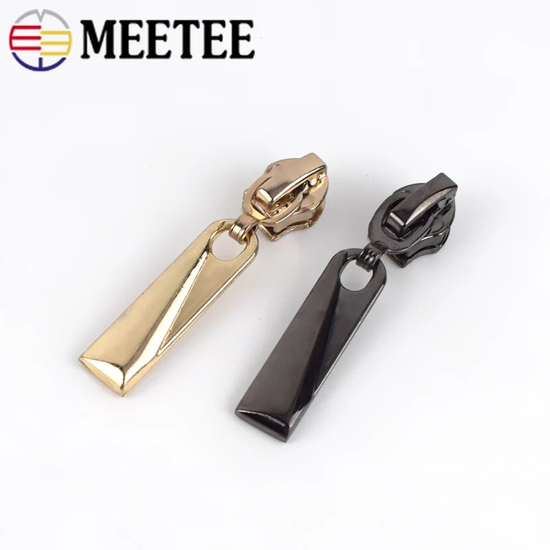 15/550pcs 5# Zipper Sliders for Resin/Nylon/Metal Zippers DIY Clothes Jacket Coat Luggage Zip Head Repair Kit Sewing Accessories
