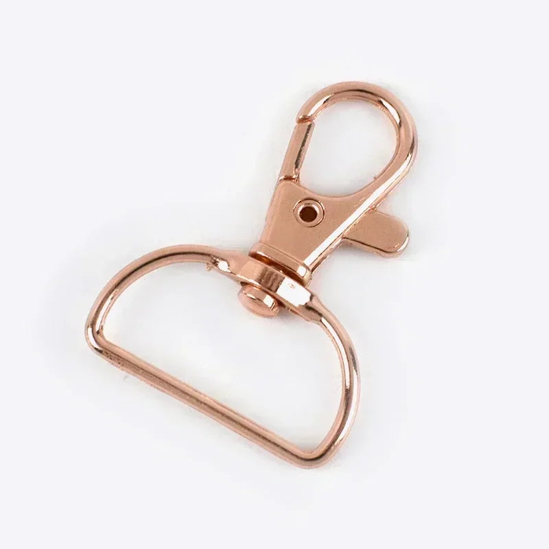 30/1000Pcs 20mm/25mm Metal Buckles for Bag Strap Lobster Clasps Swivel Trigger Clip Snap Hook Webbing Hanger Keychain Accessories