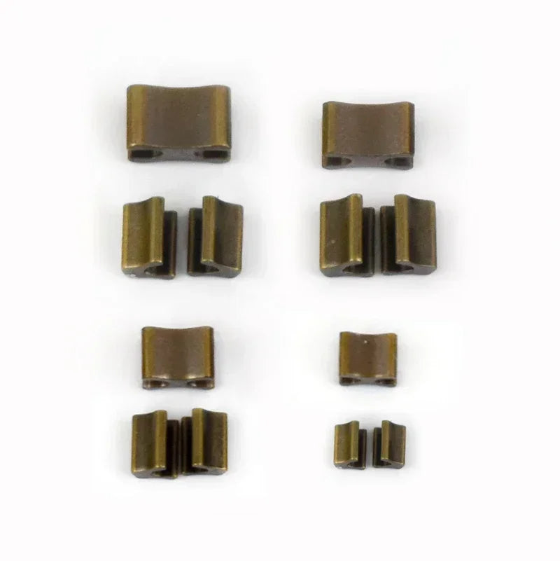 30/500Sets Metal Zipper Stopper Jacket Bag Zip Non-slip Tail Stop 3#5#8#10#  U Code End Lock Insert Pin Retainer Zips Repair Kits