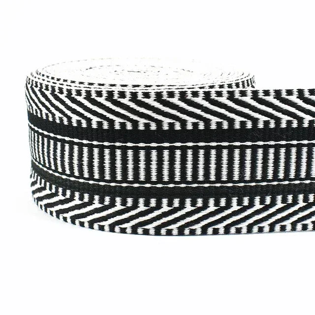 3/100Meters 38mm Thicken Polyester Jacquard Webbing Tape Luggage Decorative Belt Ribbon DIY Bags Shoulder Strap Sewing Accessories