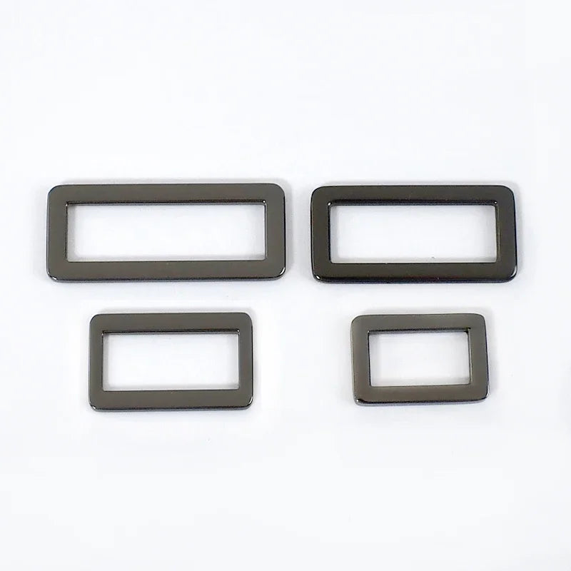 15/500Pcs 20-50mm Metal D Rings Rectangle Loop Tri-Glide Buckle Slider Adjuster Bag Backpack Strap Buckles Garment DIY Accessory