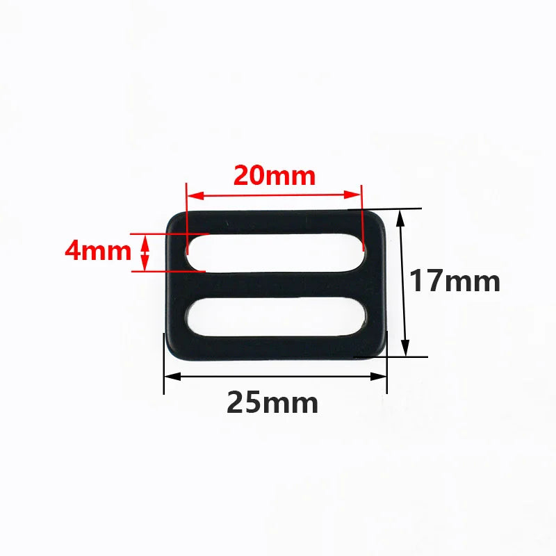 20/600Pcs 16-38mm Stainless Steel Bag Adjuster Buckle Webbing Strap Tri-Glide Slider Clasp Luggage Side Clip Hanger Hook Supplies