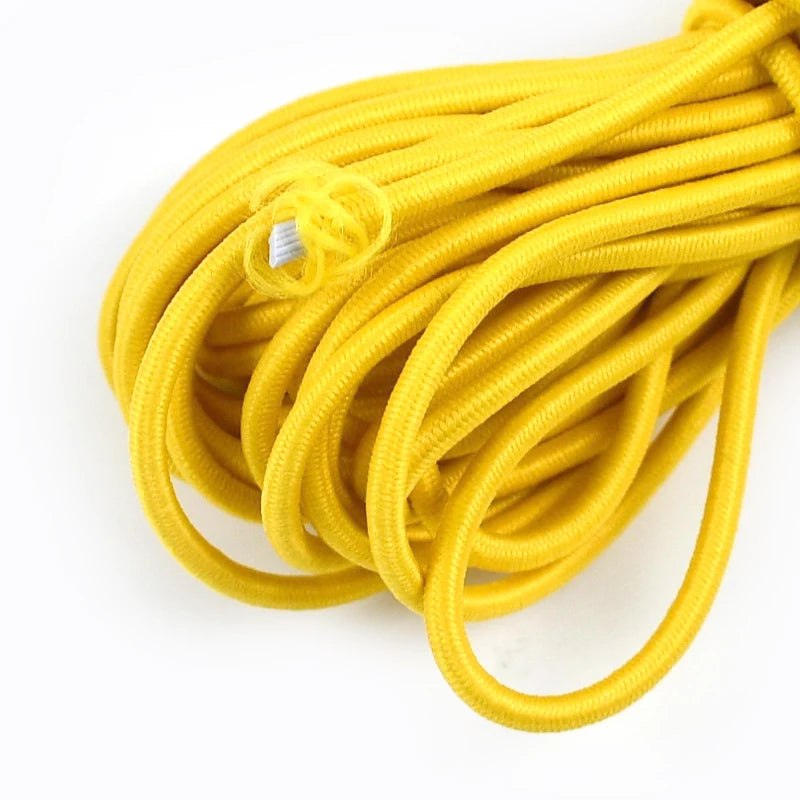 50/100Meters Color 2.5mm Round Elastic Ropes high elasticity rope HairBand Clothes Pants Rubber Band DIY Sewing Accessories